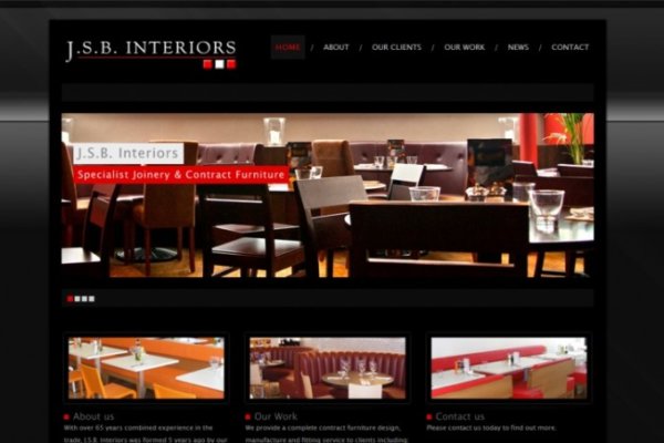 Website design for furniture manufacturer