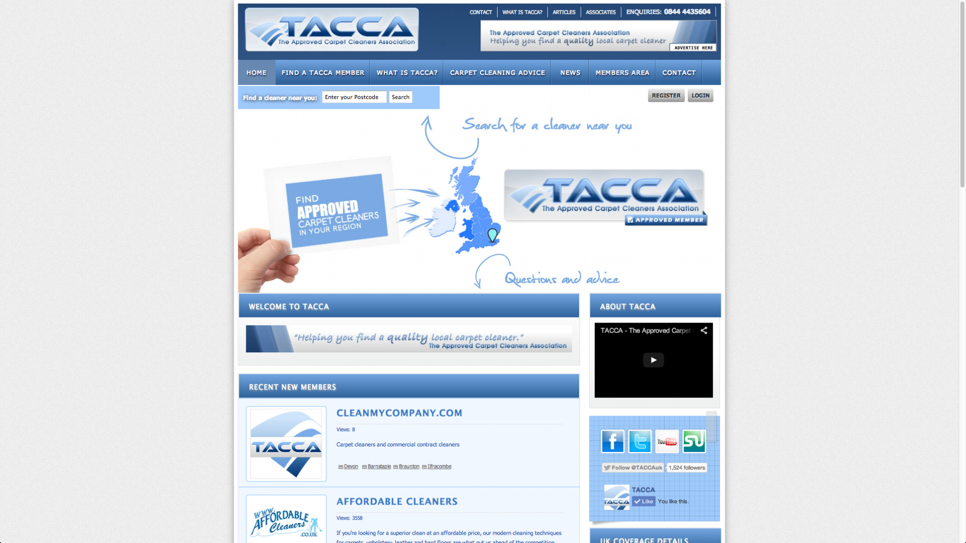 Webdesign for UK trade association