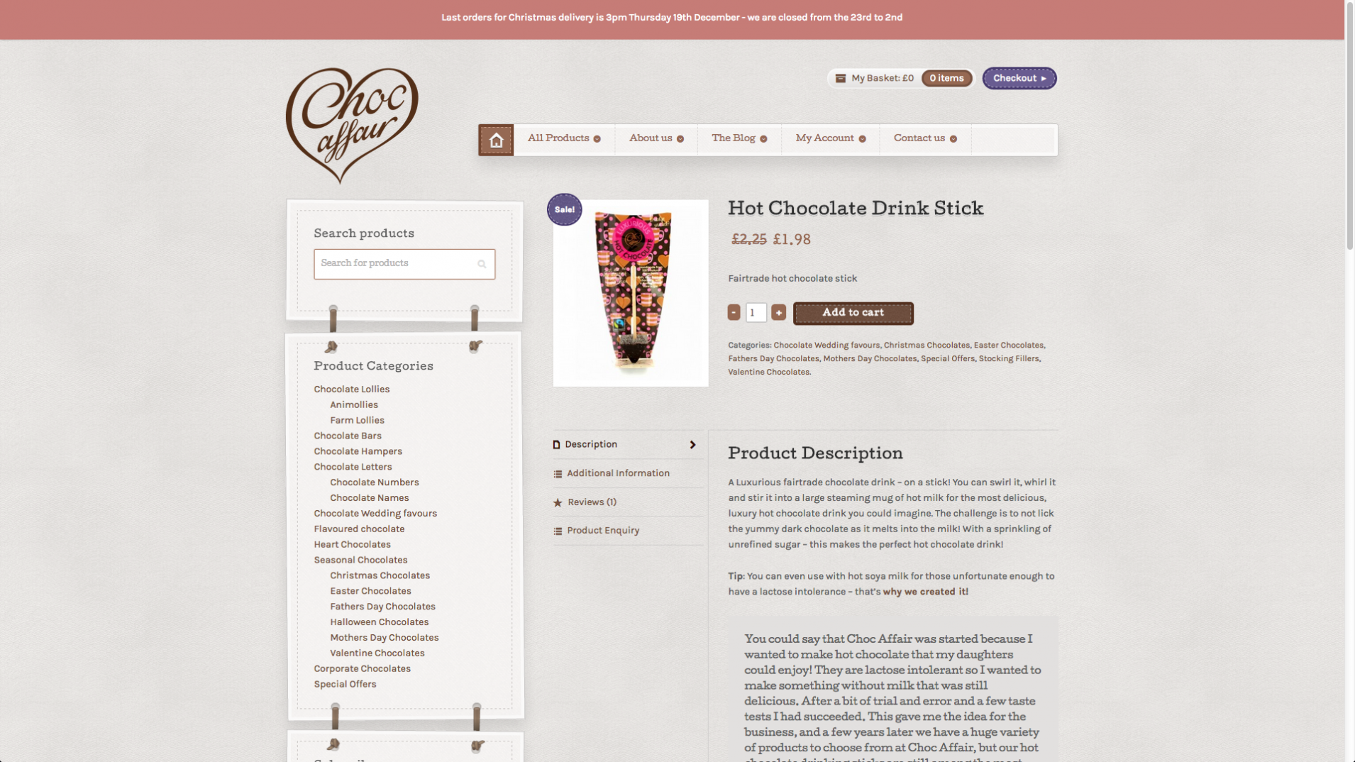 Screen Shot 2013 12 23 at 16.25.22 - Website redesign for chocolate manufacturer