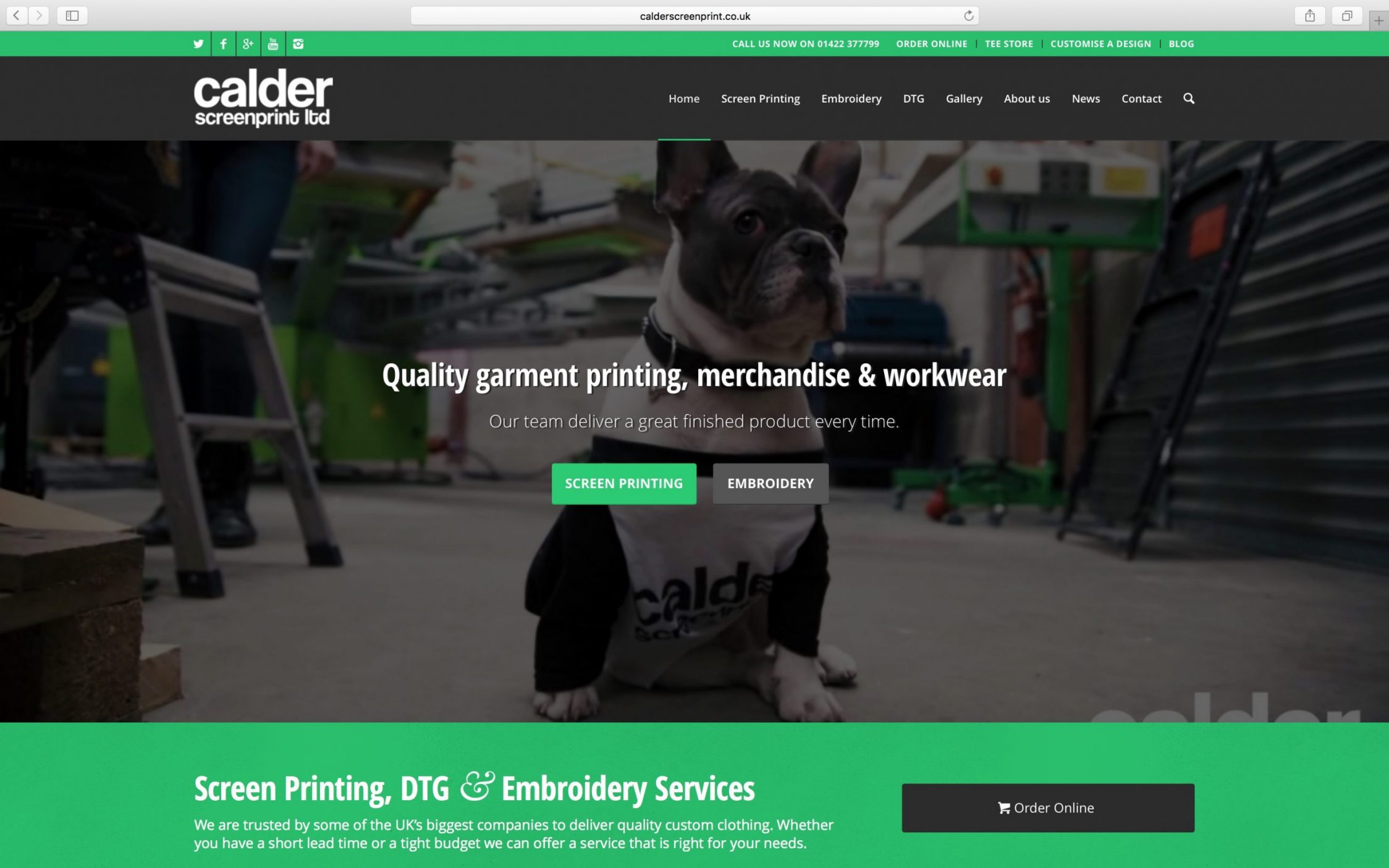  design for screen printing company Alloy Marketing Ltd