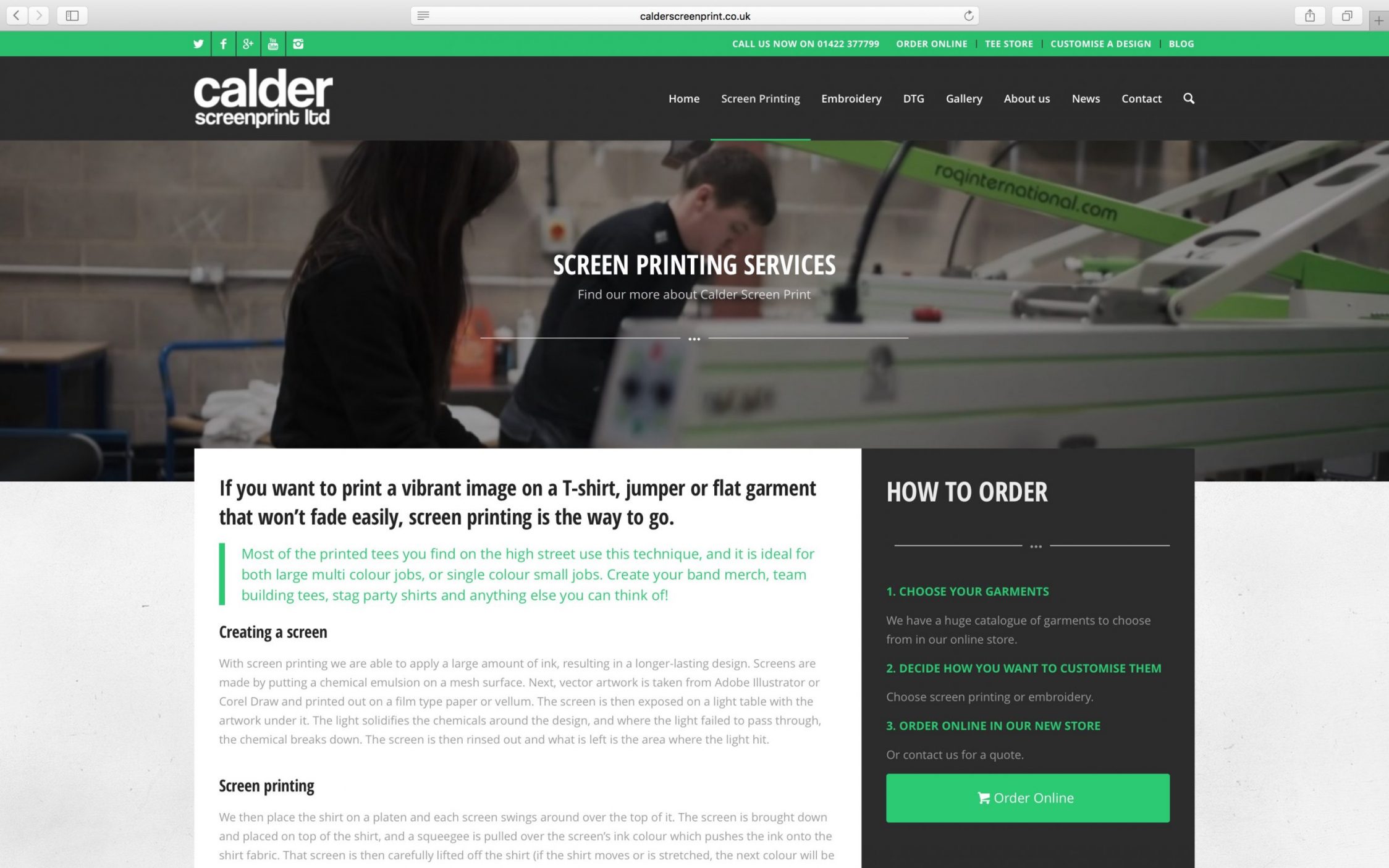  design for screen printing company Alloy Marketing Ltd