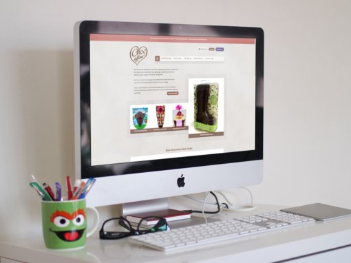 Website redesign for chocolate manufacturer