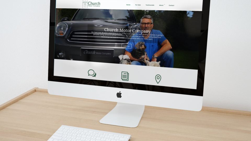 Webdesign for car dealership in Midlands