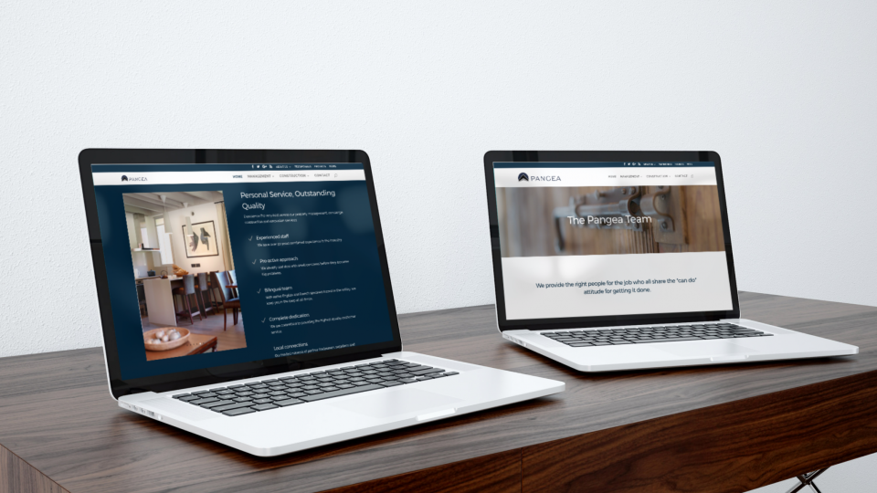 Property management company website design