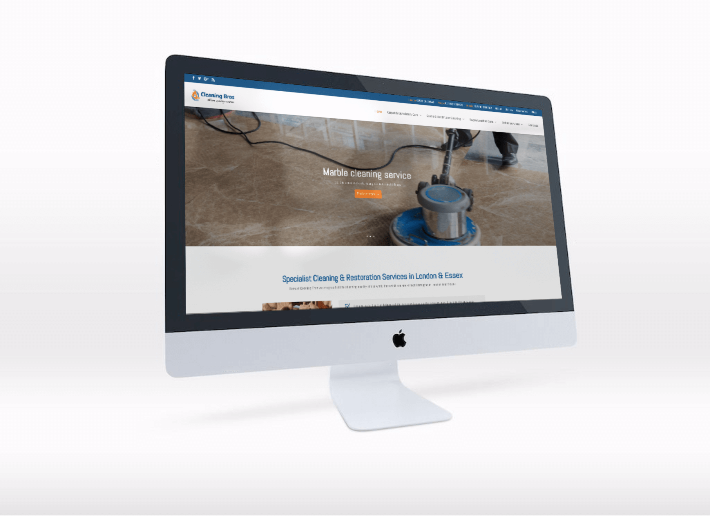 Website Redesign for Specialist Cleaning Company