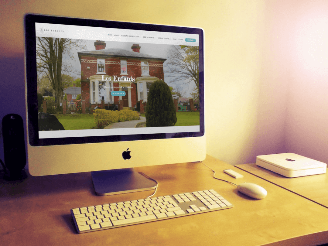 Website design for established nursery school