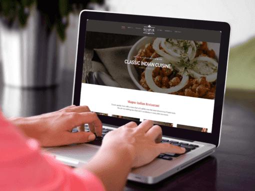 Website design for Indian Restaurant