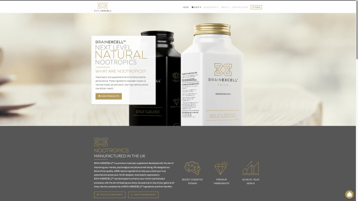 Screen Shot 2017 12 05 at 4.25.20 pm 700x394 - Website design for nootropics supplement company