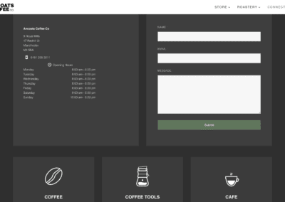 Screen Shot 2018 07 02 at 17.14.49 400x284 - Cafe and coffee roastery website design