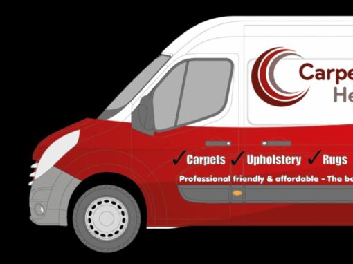 Vehicle wrap design for facilities maintenance company