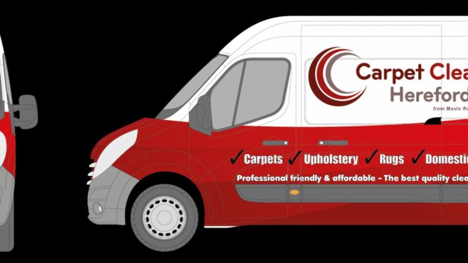 Vehicle wrap design for facilities maintenance company