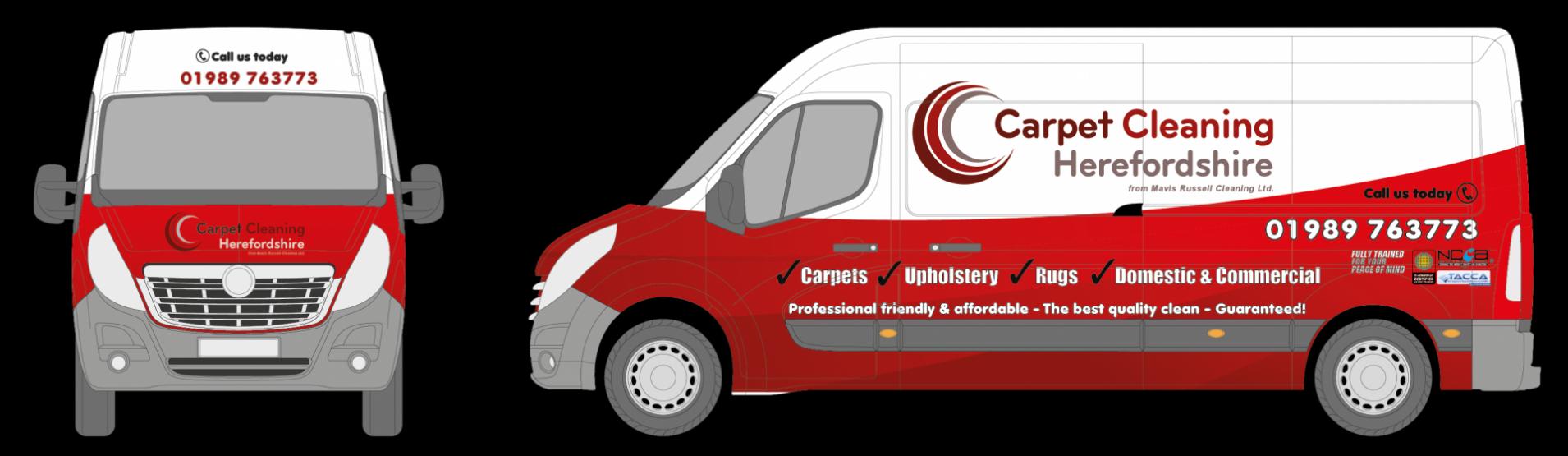 Van wrap design for facilities maintenance company