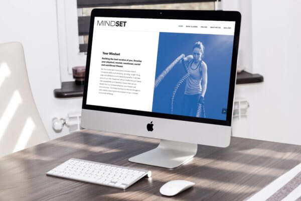 Website design for high end gym